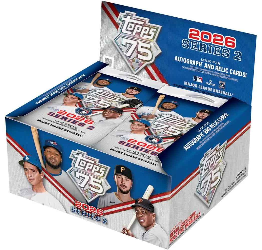 2026 Topps Series 2 Baseball Display Box Brand
