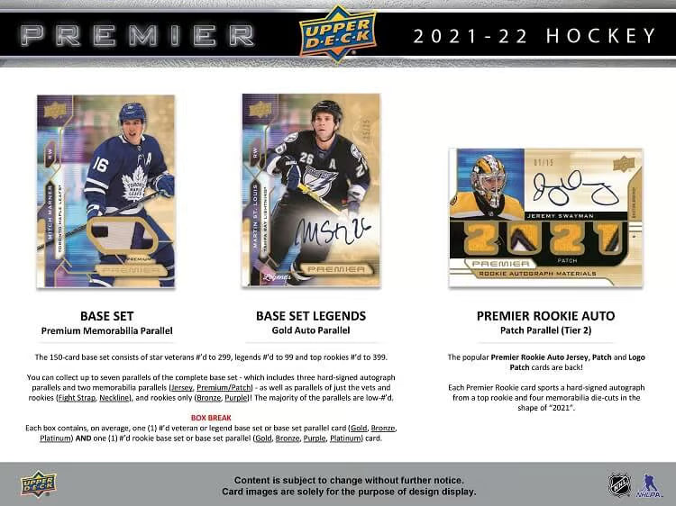 2021-22 Upper Deck Premier Hockey